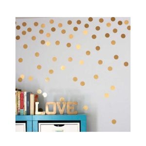 Zain Sticker Wall Sticker Gold Polka Dots