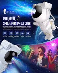 Rg Shop Galaxy Astronauts Projector Light with Wireless Remote