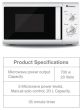 iShopping - Dawlance Heating Series Microwave Oven 20 Ltr (DW-210-S)