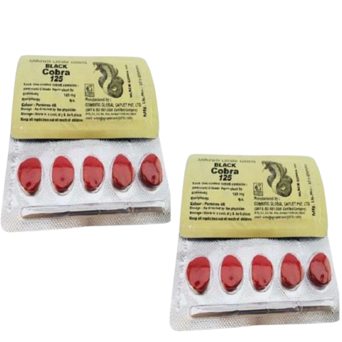 Health Hub India Black Cobra Delay Tablet 125mg - 10 Tablets