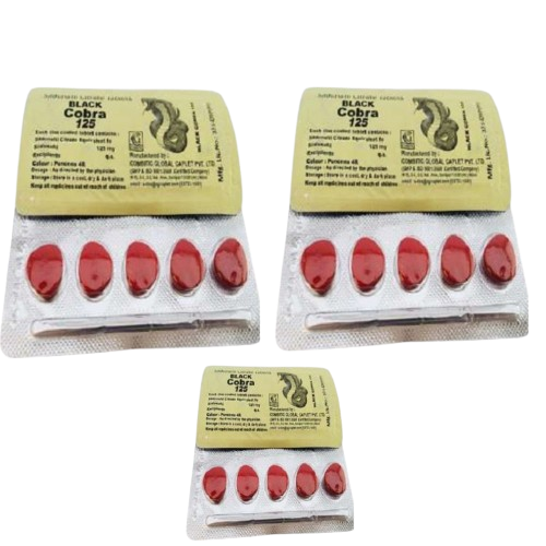 iShopping - Health Hub India Black Cobra Delay Tablet For Men - 125mg 15 Tablets