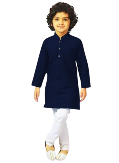 RG shop Exclusiver Kurta & Pajama 2pec Suit For Kids.-Blue