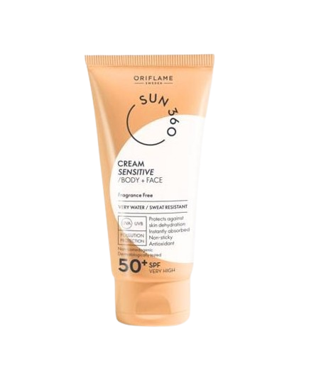 Oriflame SPF 50+ Body + Face Sensitive Cream 50ml (35760)