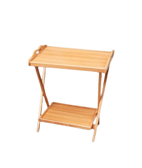 iShopping - Easy Shop Wooden Two Flappers Tea Trolley (0459)