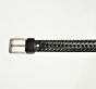 iShopping - King Faux Leather Braided Belt Black