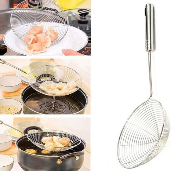 Promax Stainless Steel Colander Spoon - 14cm