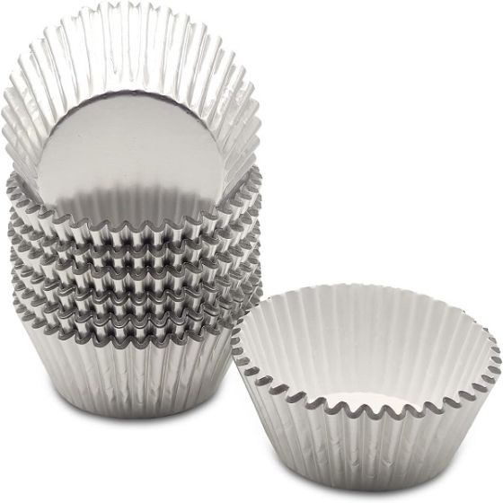 iShopping - Promax Muffin Foil Silver Baking Cups - 100pcs