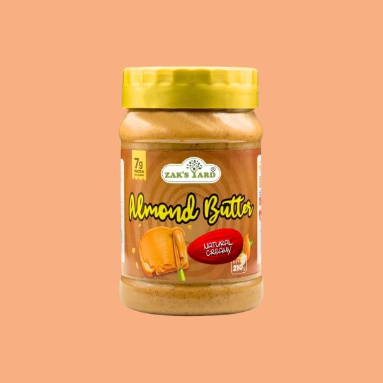 iShopping - Zaksyard Almond Butter (All Natural) Creamy 210g