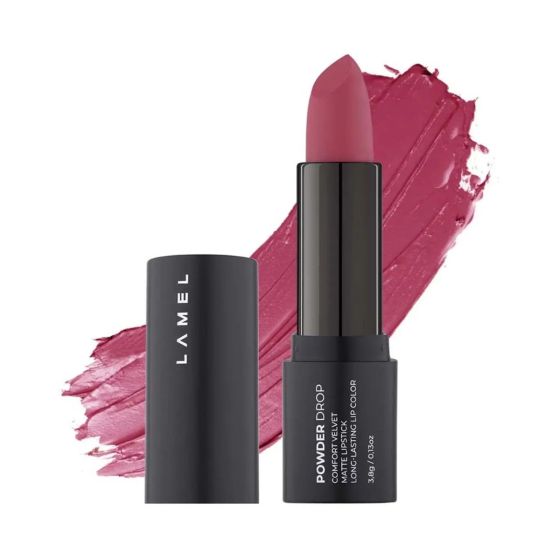 Lamel Lipstick Powder Drop - 406 Tulip Fleur