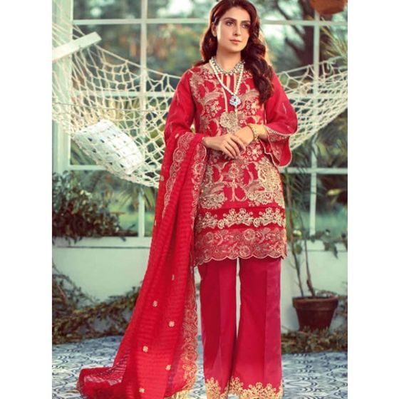 iShopping - Elaf Luxury Chikankari Lawn Collection 2020 3 Piece (ELL-07)