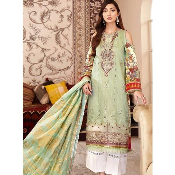 Saadia Asad Shanaya Festive Lawn Collection 2020 3 Piece Shfes (D7-B)