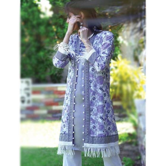 Tarzz Zyra Summer Lawn Collection Vol.2 1 Piece Mulberry (L20-S2-43)