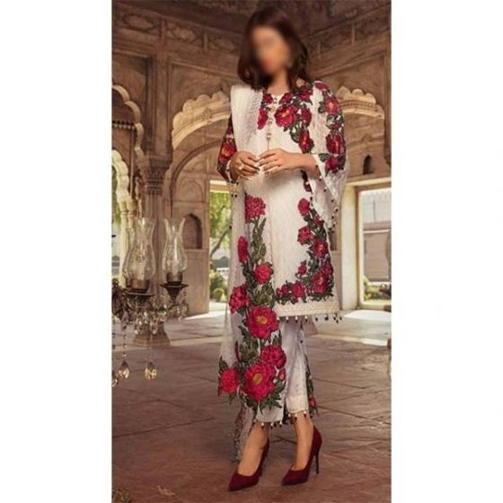 iShopping - Waqas inc Embroidered Unstitched 3 Piece (0005)