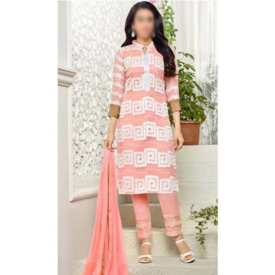 Waqas inc Embroidered Unstitched 3 Piece (0006)