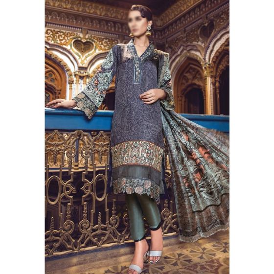 iShopping - WIB Embroidered Collection Unstitched 3 Piece (0006)