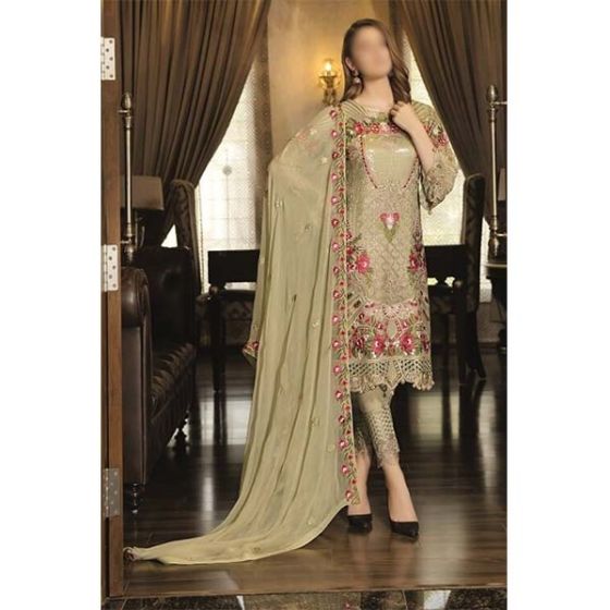 iShopping - WIM Embroidered Collection Unstitced 3 Piece (0002)