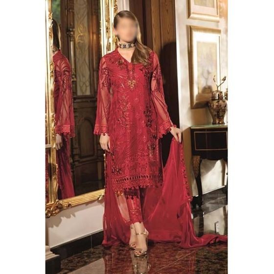 iShopping - WIM Embroidered Collection Unstitced 3 Piece (0003)