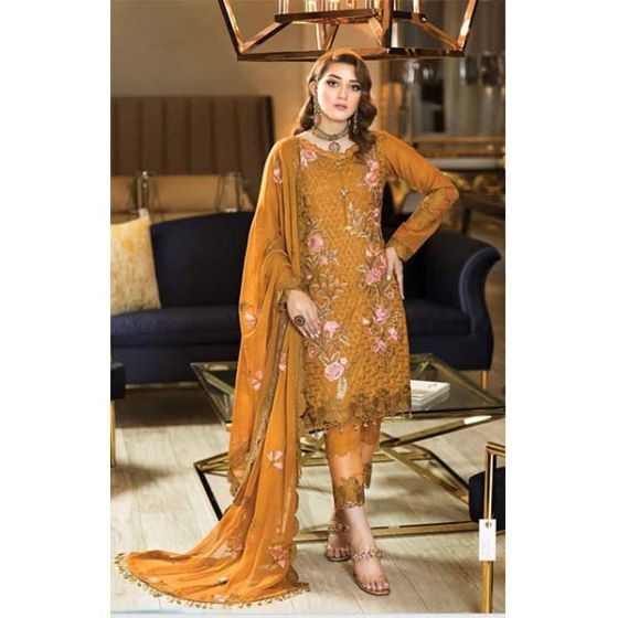 iShopping - WIM Embroidered Collection Unstitced 3 Piece (0001)