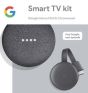 Google Smart TV Kit Home Mini and Chrome Cast 3