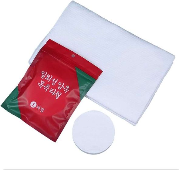 iShopping - Big City Solution Compressed Bath Towel Tablets Pure Cotton Disposable