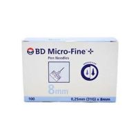 BD Micro Fine Pen Needles 8mm 75 Pcs