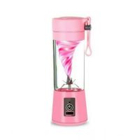 Sasti Market Portable USB Rechargeable Juicer Blender Pink (0052)