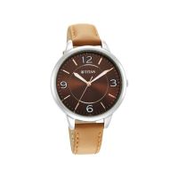 Titan Trendsetters Collection Women's Leather Watch - Tan (2617SL03)