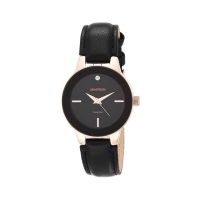 Armitron Masonry Leather Women's Watch Black (75/5410BKRGBK)