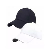 A & S Plain Cotton Cap For Men Pack Of 2