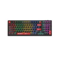 A4Tech Bloody Dual-Core Wireless Mechanical Keyboard (WS98)-Sports Red