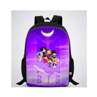 Traverse BTS Digital Printed Kids Bag - Black (T754S)