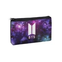 Traverse BTS Digitally Printed 2 Zipper Pencil Pouch (1048)