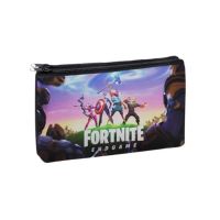 Traverse Fortnite Digitally Printed 2 Zipper Pencil Pouch (1050)