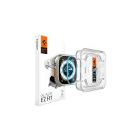 Spigen EZ FIT GLAS.tR Screen Protector For Apple Watch Ultra (49mm) (AGL05556) - Pack Of 2