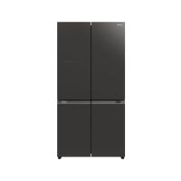 Hitachi Deluxe French Bottom Refrigerator 20 Cu Ft (R-WB720)-Glass Black