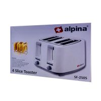 Alpina 1300W 4 Slice Touch Toaster White (SF-2505)