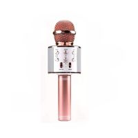 Apka Store Wireless Bluetooth Karaoke Microphone Mic Speaker Pink