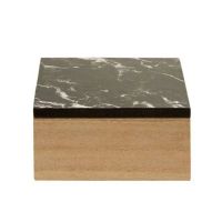 Premier Home Mimo Marble Effect Trinket Box - Black (1411482)