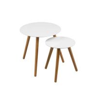 Premier Home Nostra Nest Round Table Set Of 2 - White (2403413)