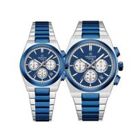 Naviforce Bond Chrono Watch For Couples Blue (nf-8048C-2)