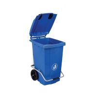 Boss Movable Paddle 135 Ltr Waste Bin Blue (BP-716-P-BLU)