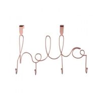 Premier Home 4 Hook Over the Door Hanger - Rose Gold (509927)