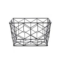 Premier Home Vertex Contour Storage Basket - Black (507027)