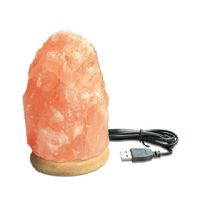 Dealbyu RGB USB Lamp Himalayan Pink Salt Crystals Lamp