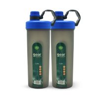 Appolio Gear Sports Water Bottle Large Pack Of 2 (1Ltr)