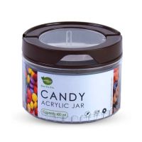 Appollo Candy Acrtlic Jar Small 600ml-Brown