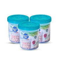 Appollo Smart Jar Medium (Pack Of 3) -Light Blue