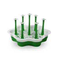 Appollo Victoria Glass Stand-Dark Green