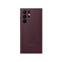 Samsung Galaxy Smart Clear View Cover For S22 Ultra Burgundy