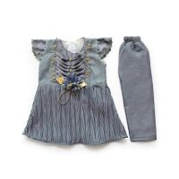 Komfy Baby Fancy Frock Grey (NBG137)